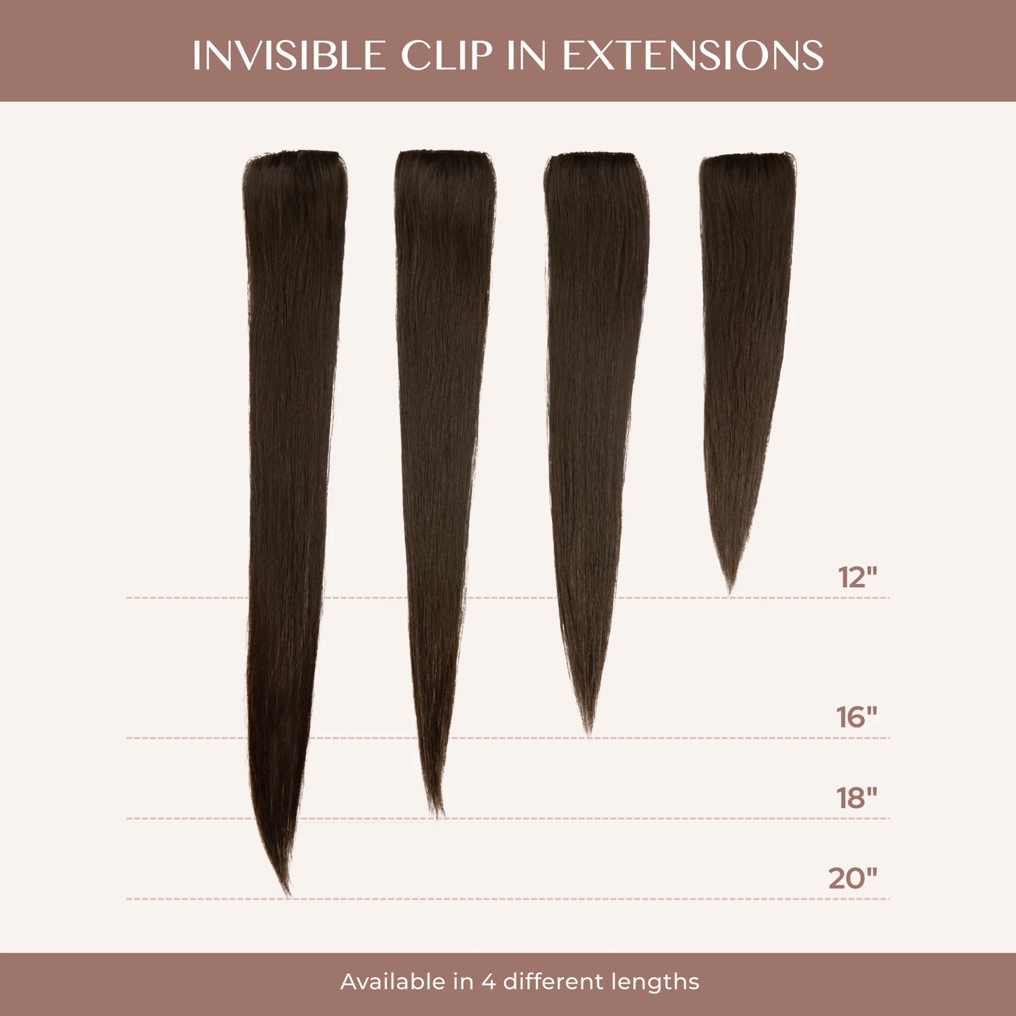 Espresso Highlight Blend (2/60) Invisible Clip-ins