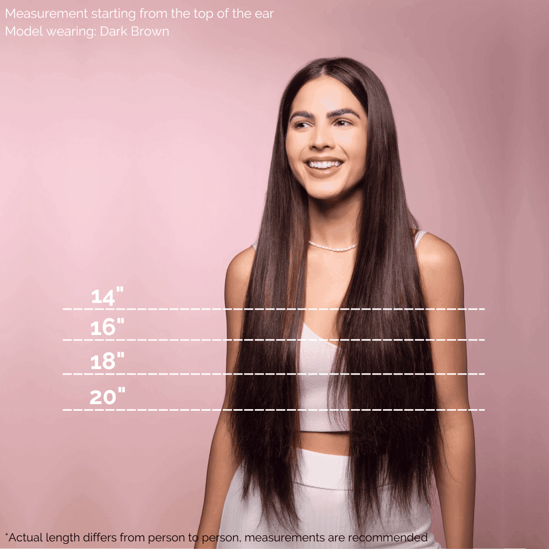 Dark Brown (2A) Seamless Clip-Ins