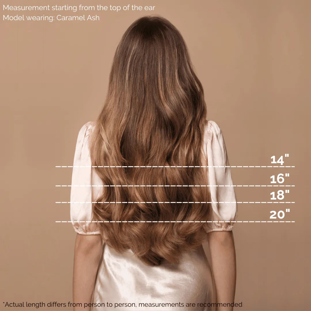 Caramel Ash Blend (4/9) Seamless Clip-Ins