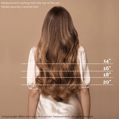 Caramel Ash Blend (4/9) Seamless Clip-Ins