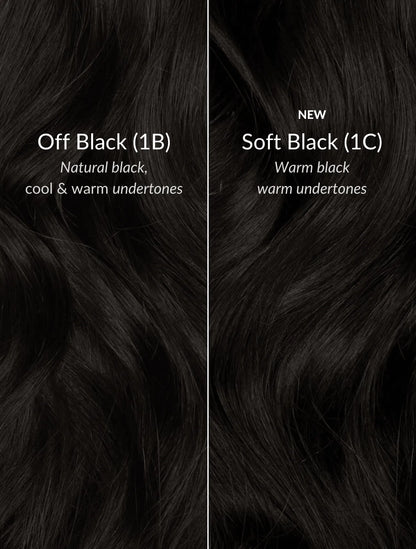 Soft Black (1C) Seamless Clip-Ins
