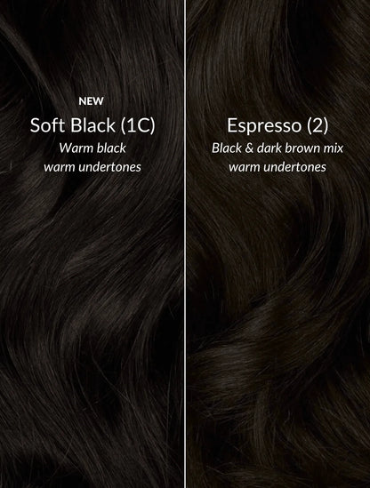 Soft Black (1C) Seamless Clip-Ins
