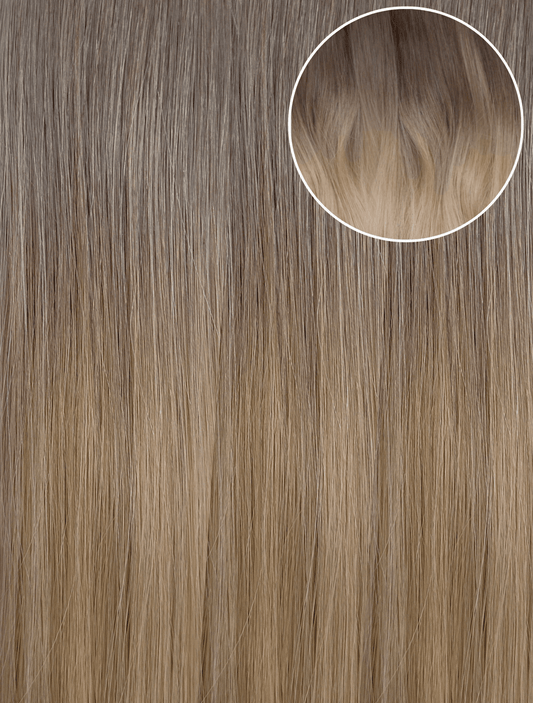 Ombre - Cool Brown to Dirty Blonde (T6/20) 22" 220g